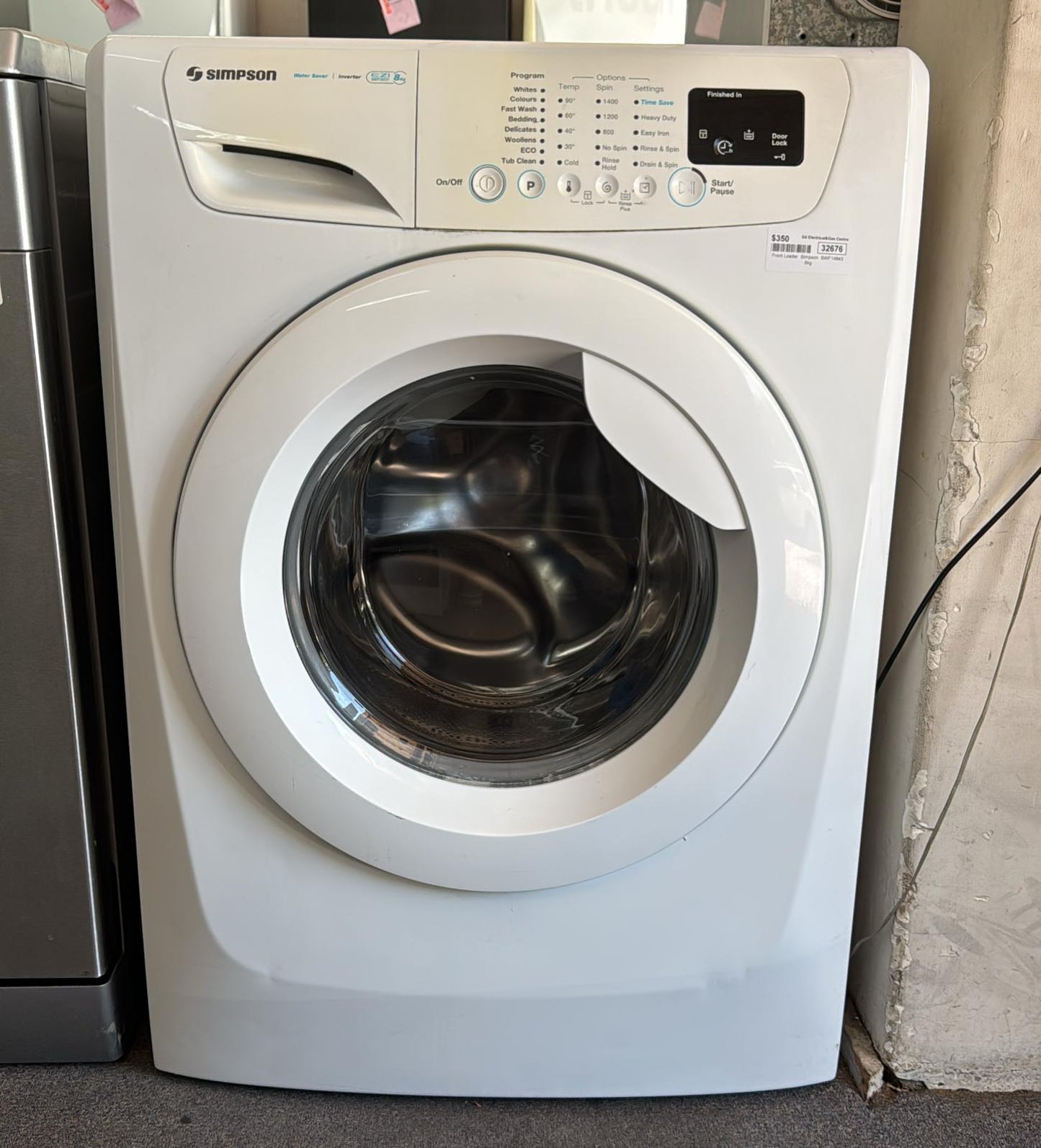 Simpson Front Loader Washing Machine 8kg, SWF14843 (32676)