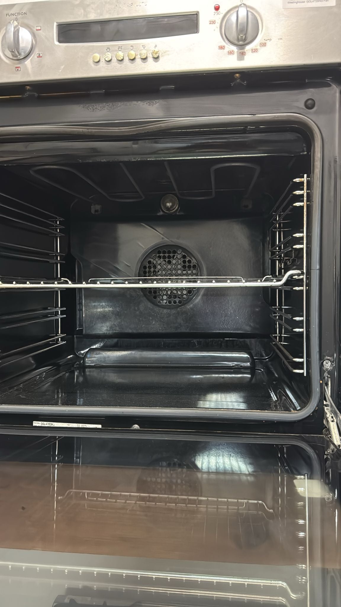 Westinghouse Fan Forced Natural Gas Underbench Oven GOL476SNG (32665)