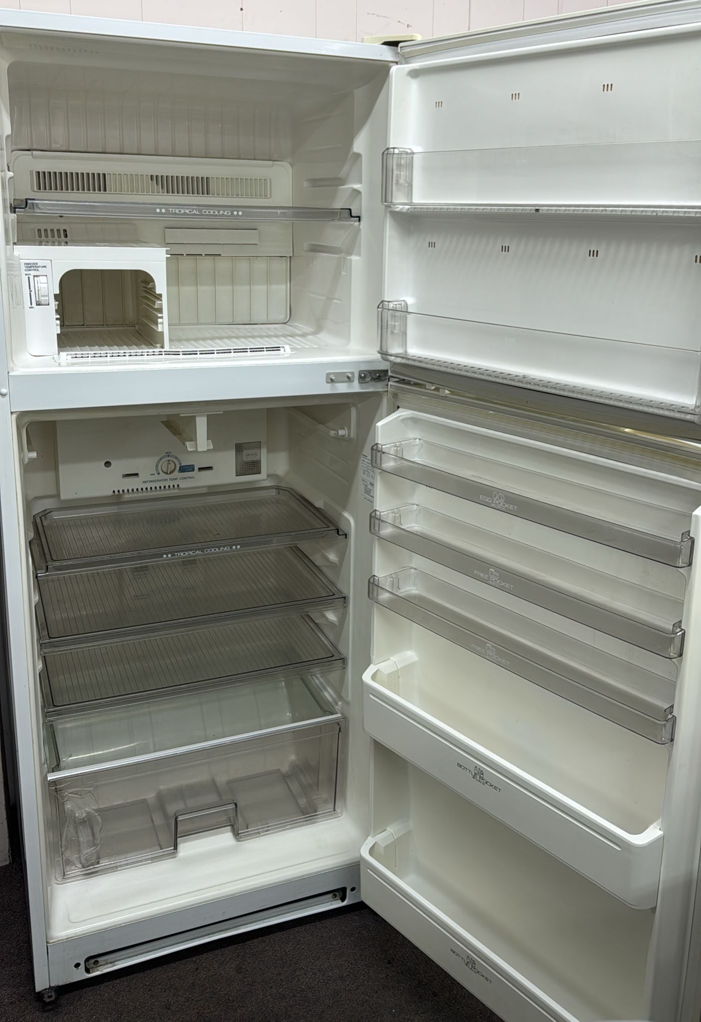 Sharp Top Mount Fridge Freezer 442L, SJ45EWH (32707)