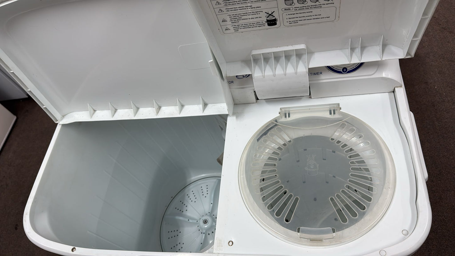 Haier Twin Tub Washing Machine 6kg, XPB60-287S (32797)