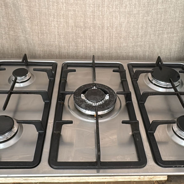 Euro 86cm 5 Burners Natural Gas Cook Top, Stainless Steel (32804)