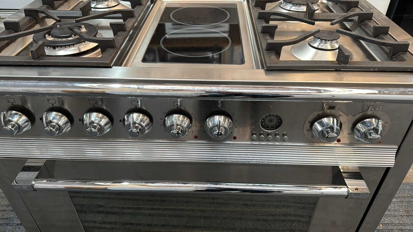 Steel Cucine 90cm Duel Fuel Stove, Fan Forced (32855)