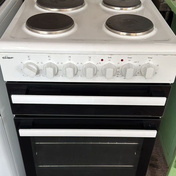 Chef 54cm Upright Cooker Freestanding Electric Stove 533 (32899)