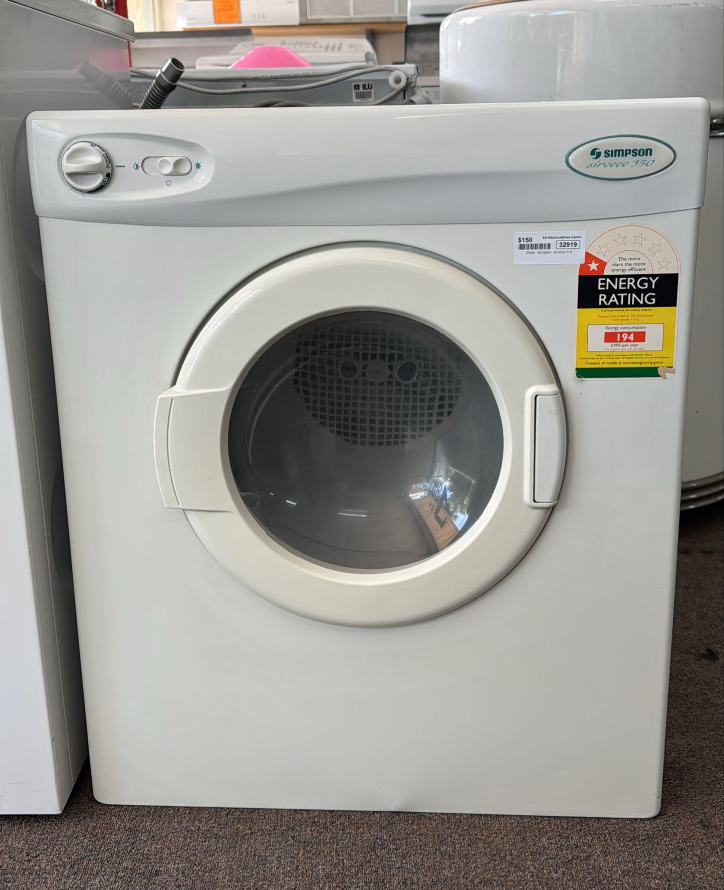 Simpson Sirocco Dryer 3.5kg (32919)