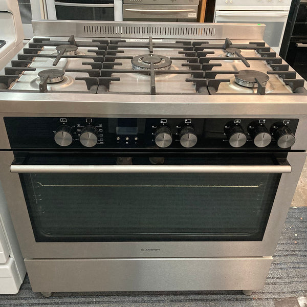 Ariston 5 Burner 90cm Duel Fuel 90cm Stove, Fan Forced (32964)