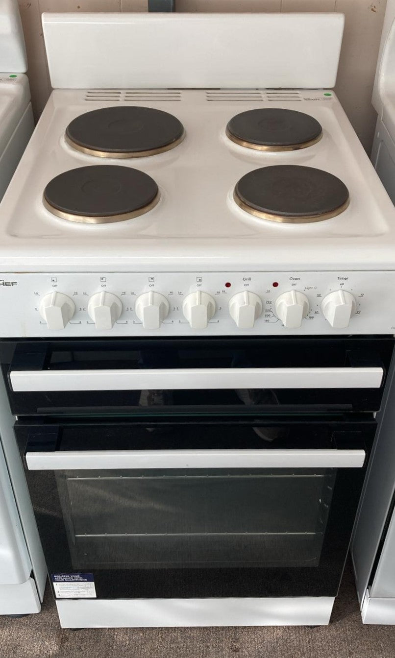 Chef 54cm Upright Cooker Freestanding Electric Stove 533 (33000)