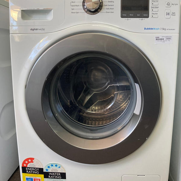 Samsung Front Loader Washing Machine 7.5kg, WF756UMSAWO (33025)