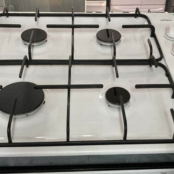 Chef Natural Gas Cooktop 4 Burners, GHS607W (33105)