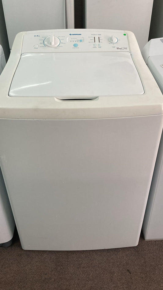 Simpson Top Loader Washing Machine 8kg WTG8520 (33058)