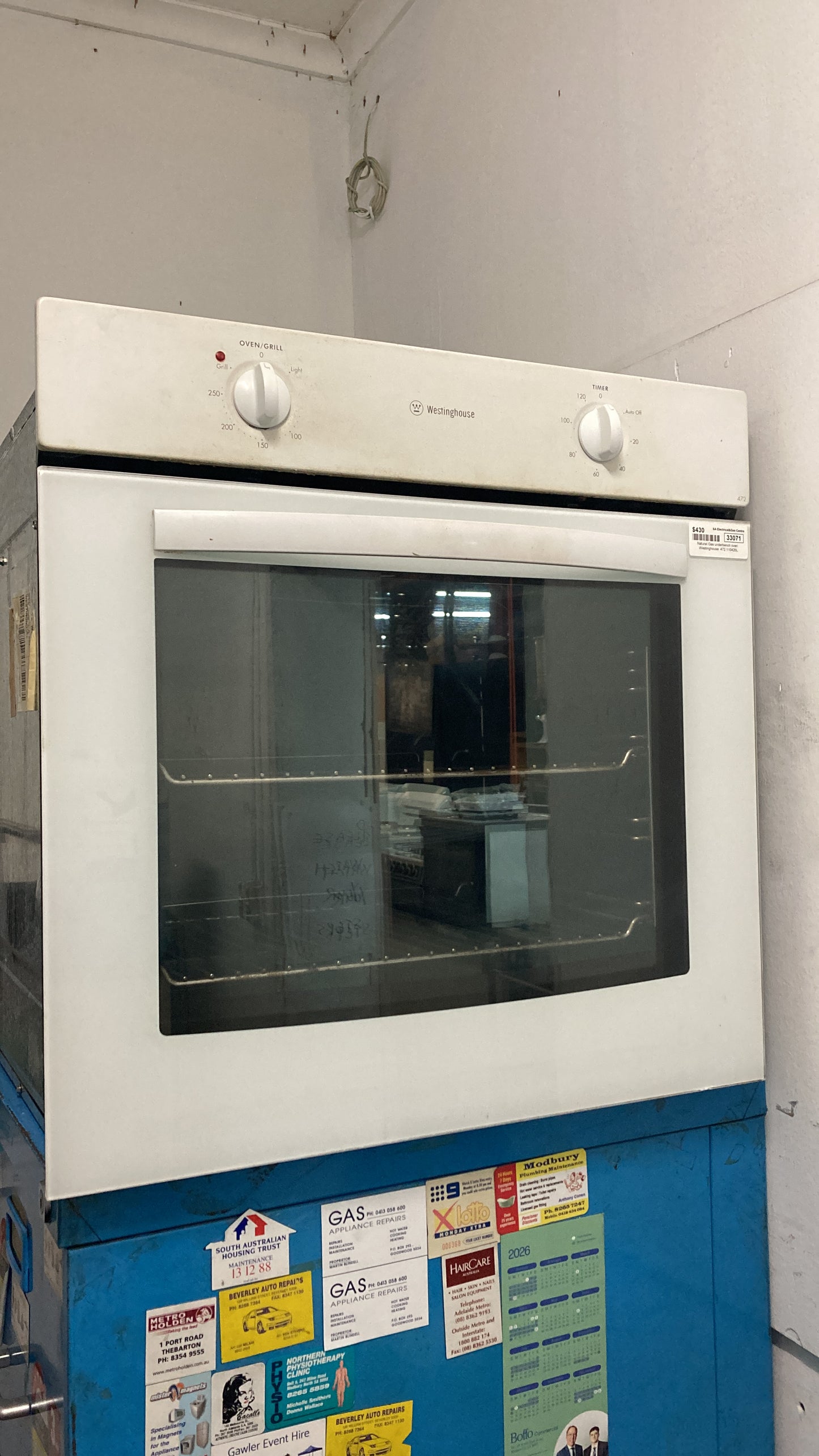 Westinghouse  Natural Gas Under bench Oven (33071)