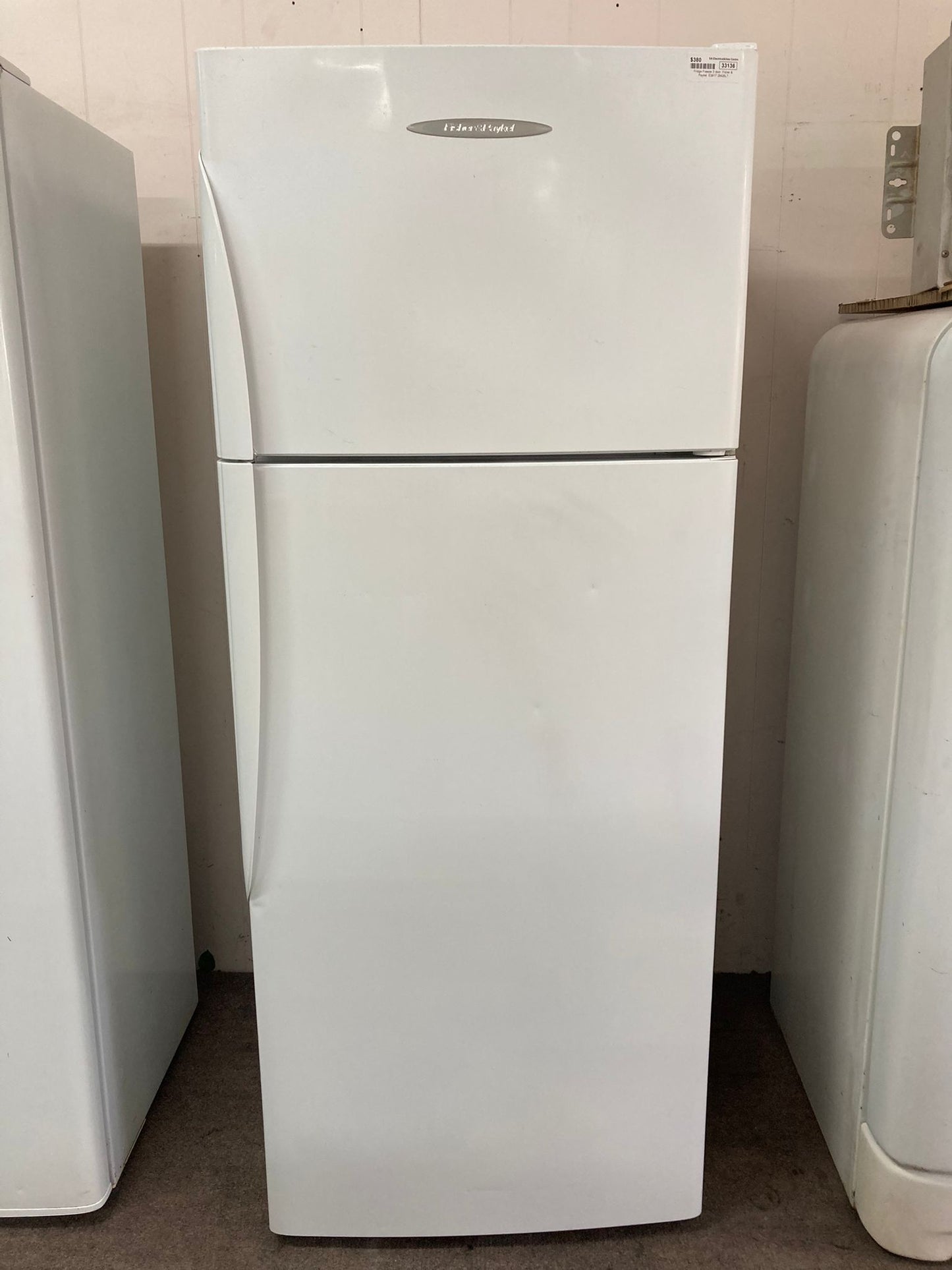 Fisher & Paykel Top Mount Fridge Freezer 380L, E381TRT (33136)