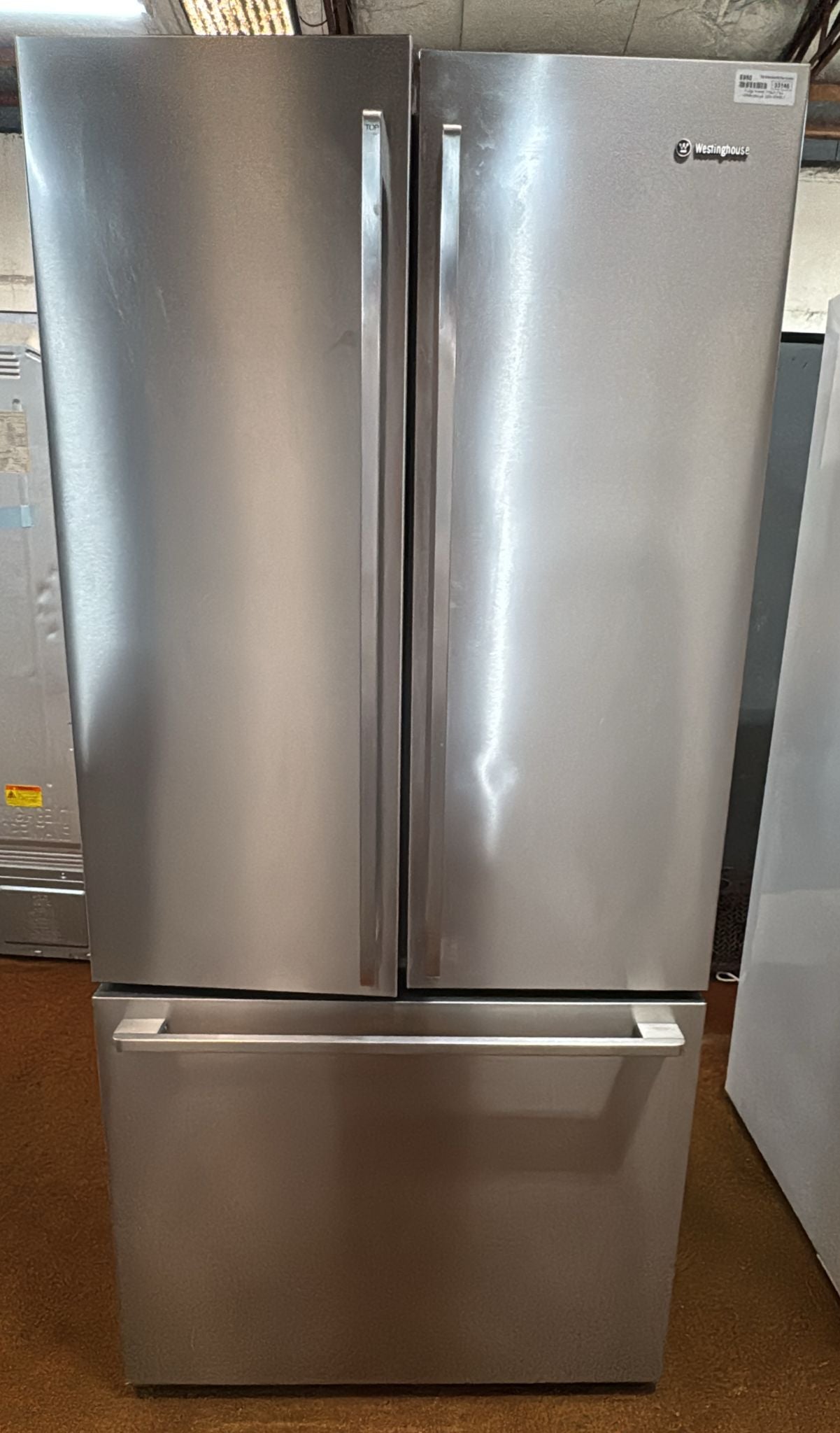 Westinghouse French Door Fridge Freezer 524L, WHE5204SC (33146)