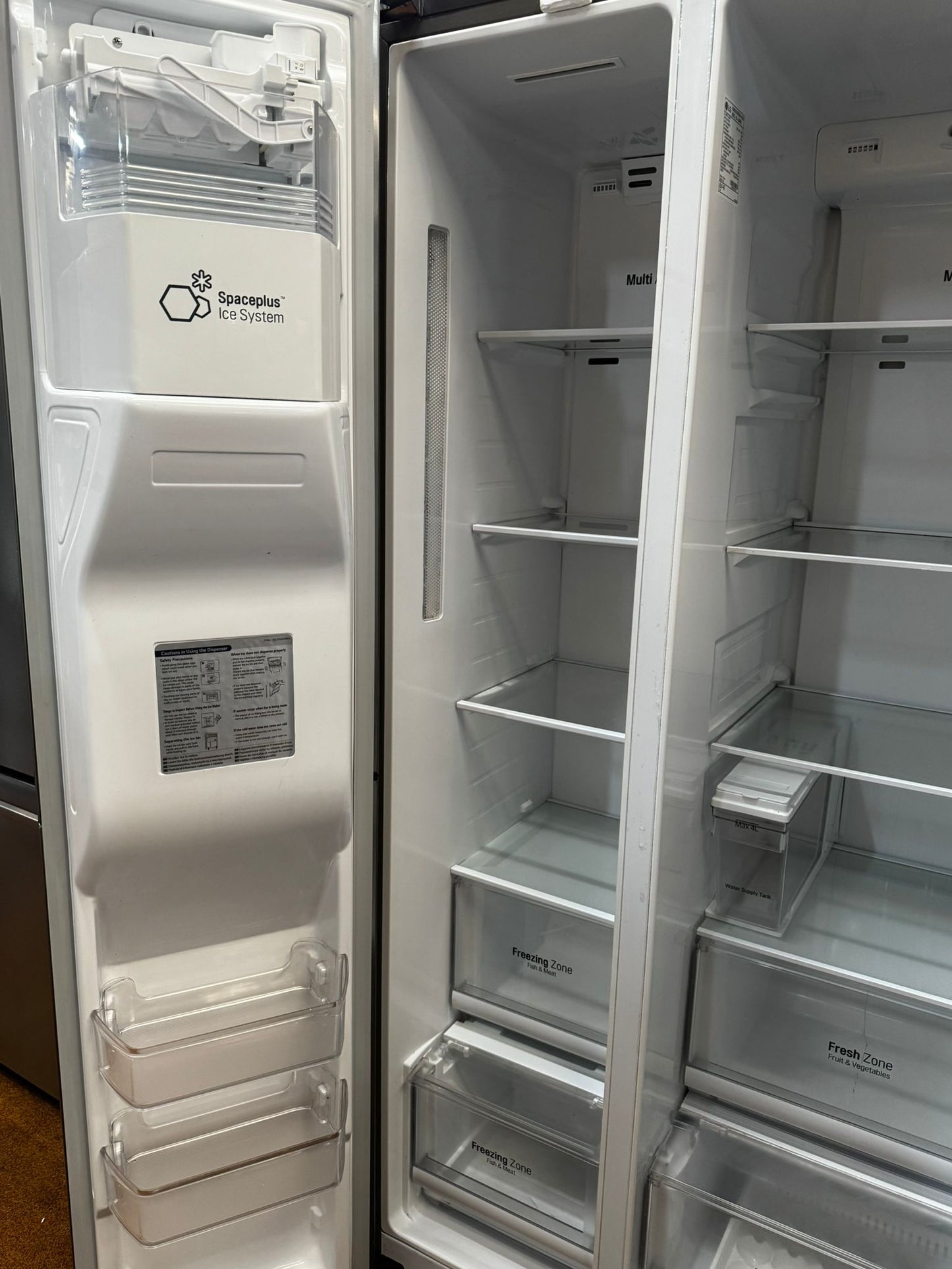 LG Side by Side Fridge Freezer 668L GSL668PNL (33161)