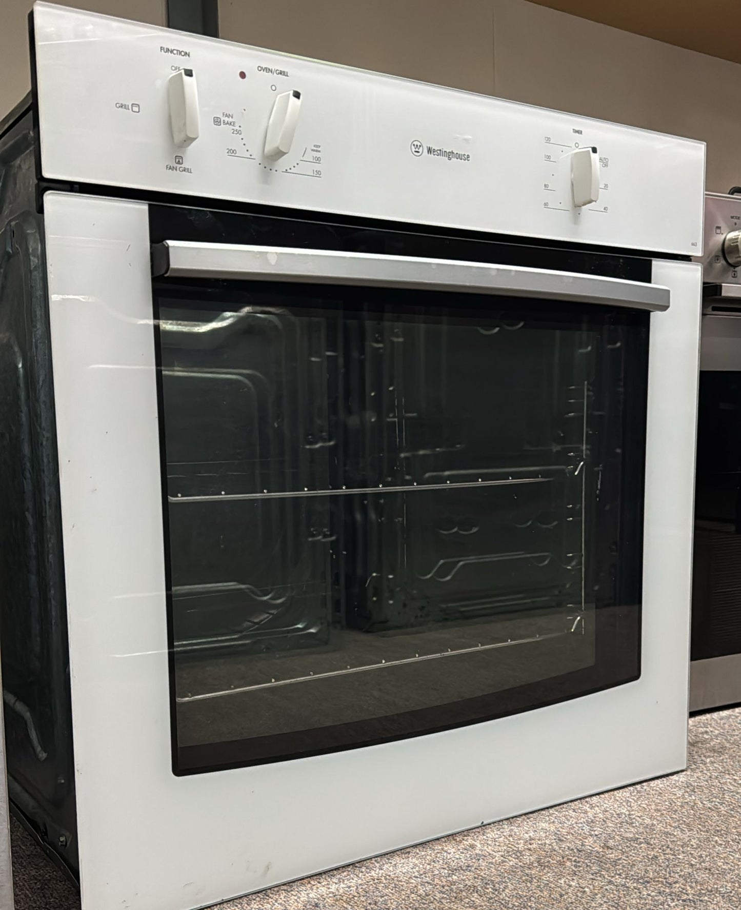 Westinghouse 663 Electric Underbench Oven, Fan Forced (33183)
