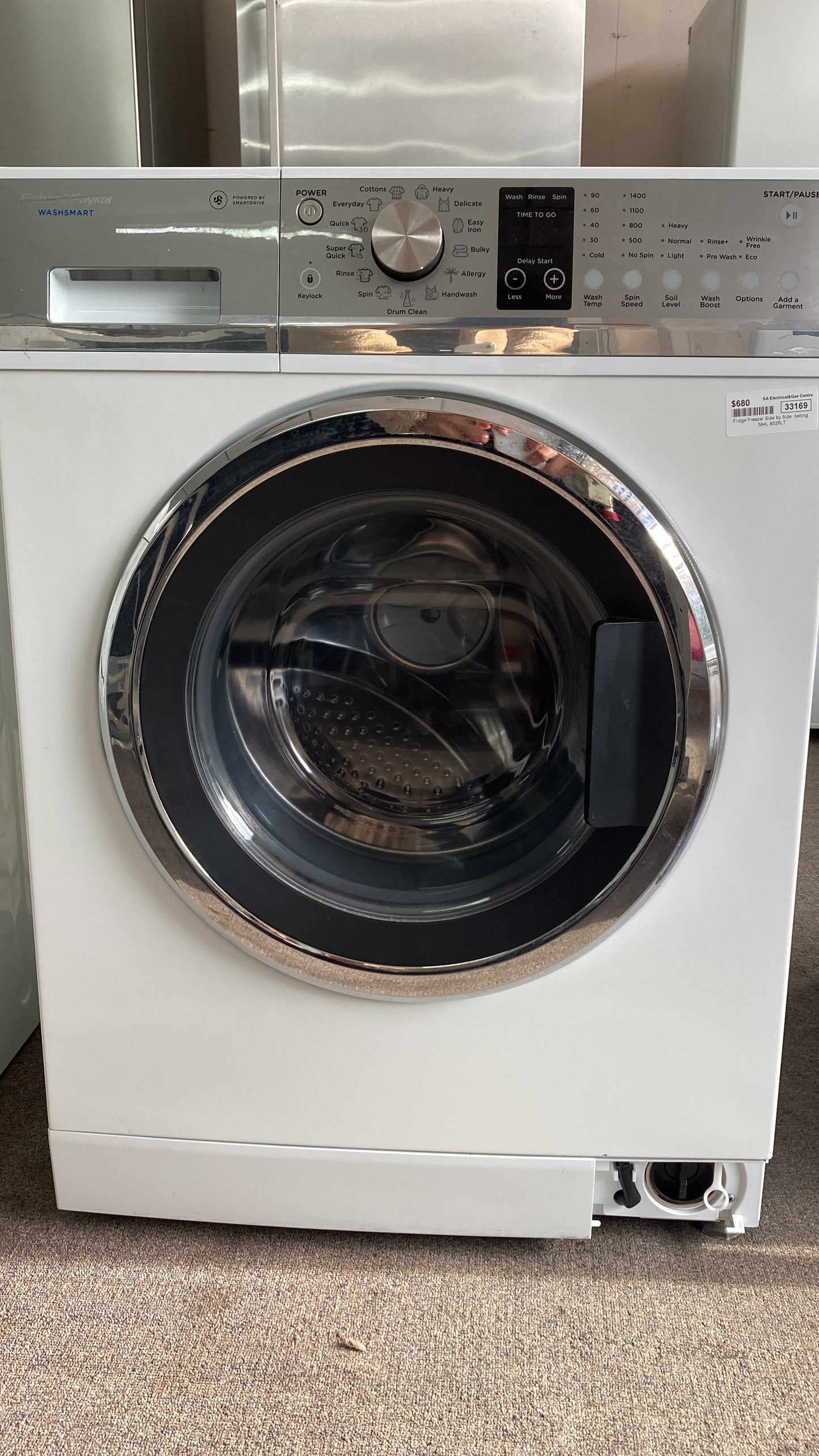 Fisher & Paykel Front Loader Washing Machine 7.5kg WH7560U2 (33172)