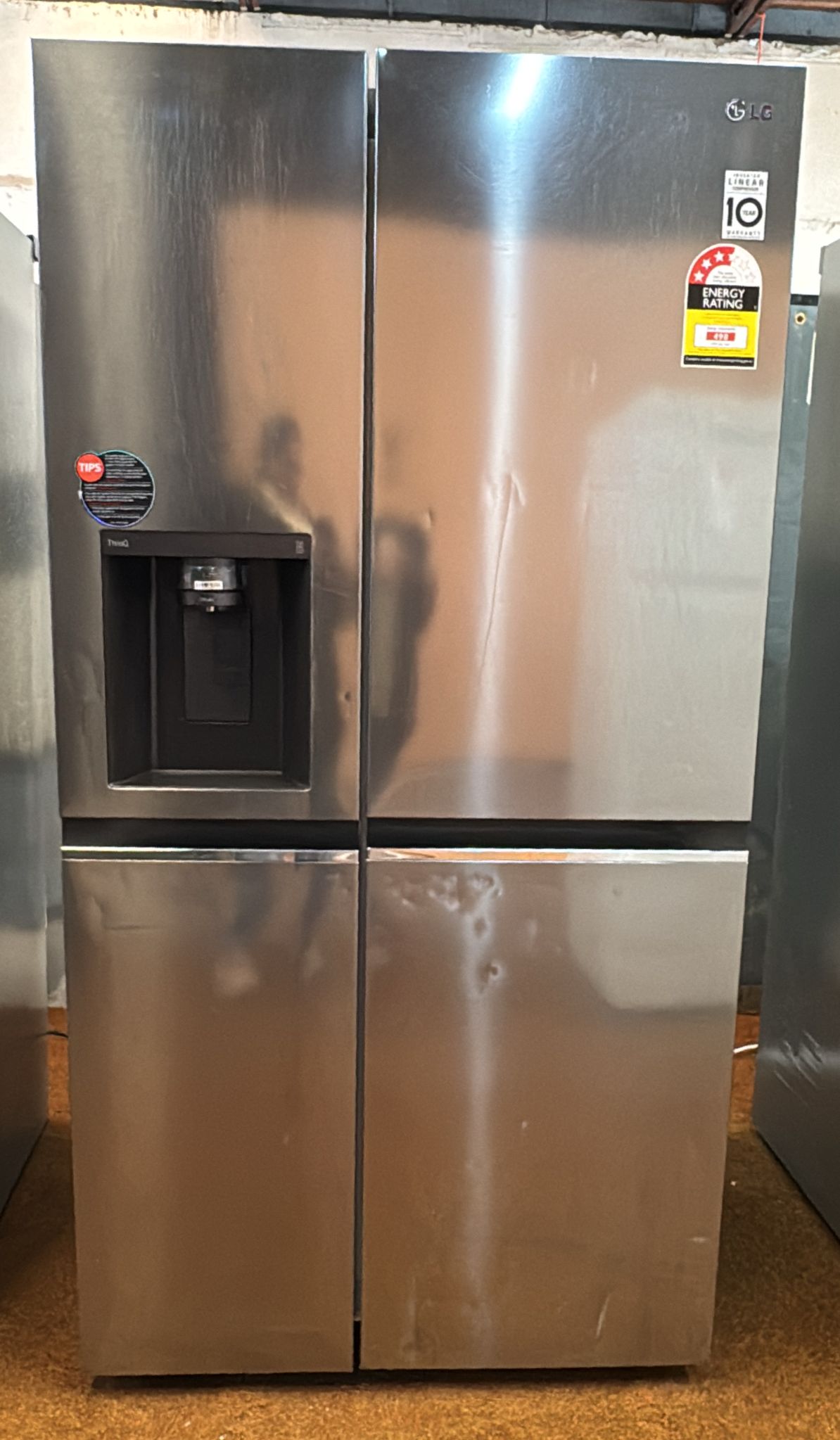 LG Side by Side Fridge Freezer 635L GSN635PL (33178)