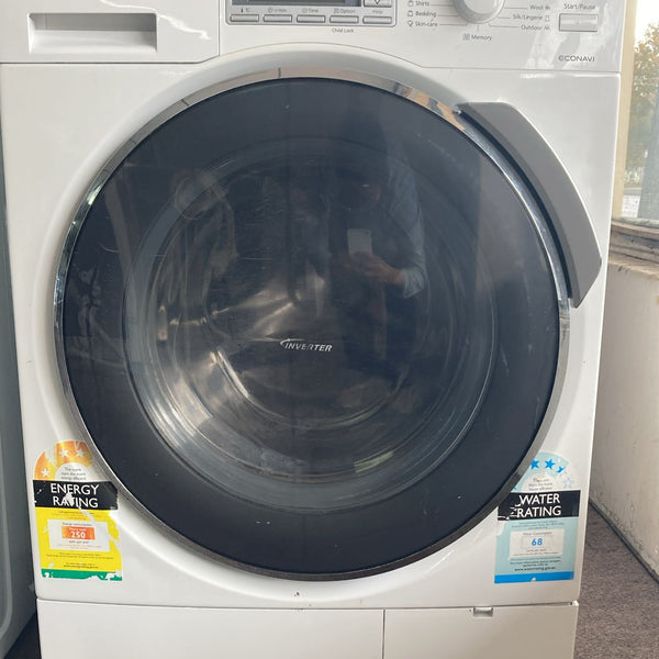 Panasonic Front Loader Washing Machine 8kg, NA48VX3 (33202)