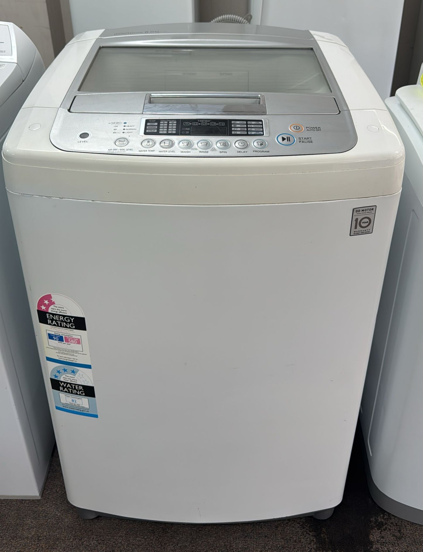 LG Top Loader Washing Machine 8kg WTH800 (33217)