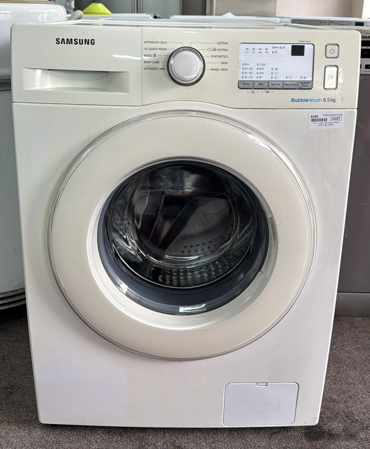 Samsung Front Loader Washing Machine 6.5kg Bubblewash (33221)