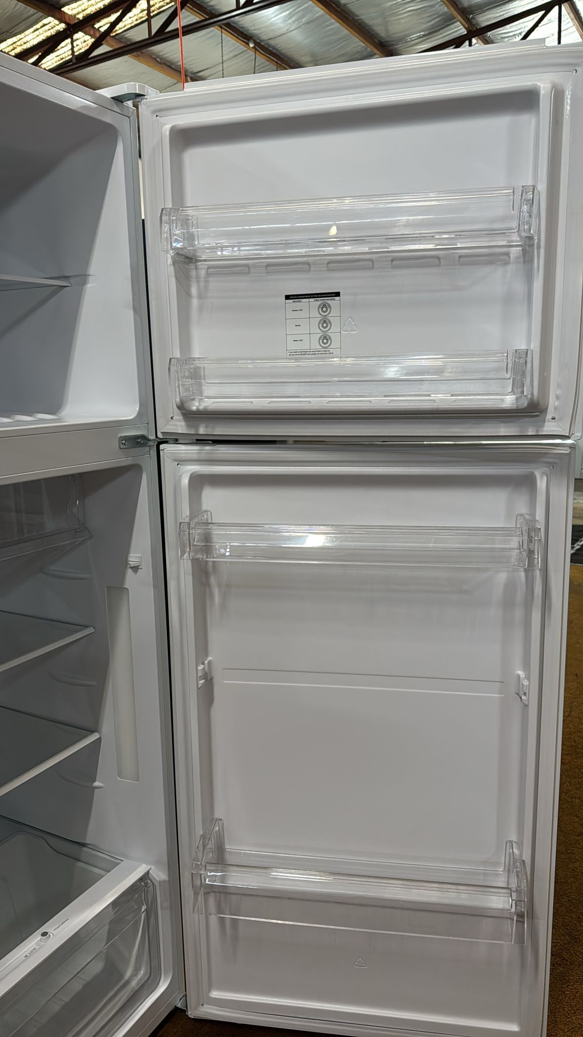 Haier Top Mount Fridge Freezer 457L, HRF454TW (33243)