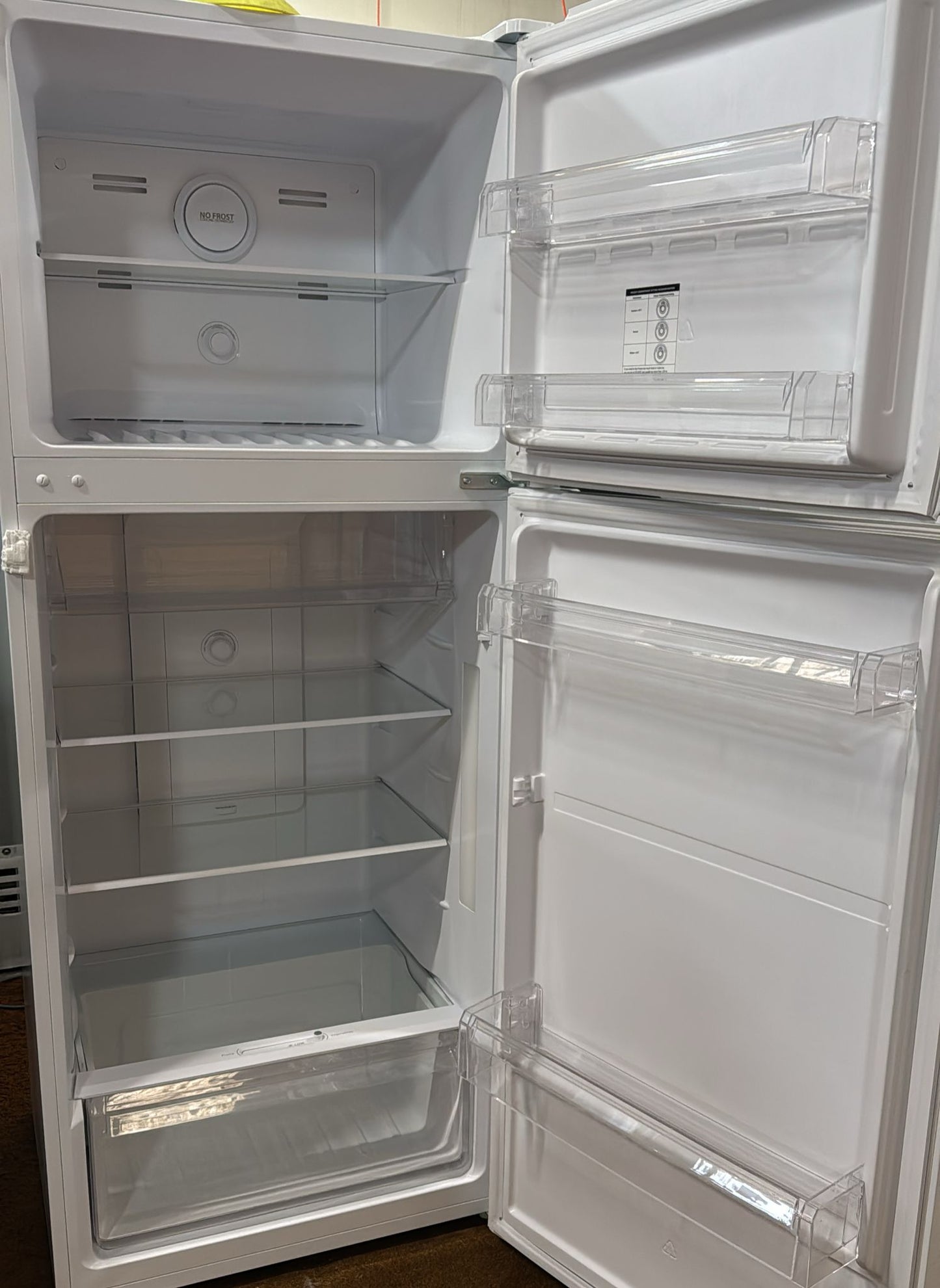 Haier Top Mount Fridge Freezer 457L, HRF454TW (33243)