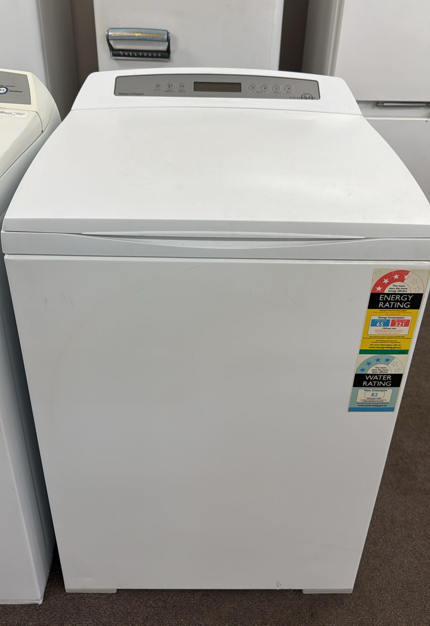 Fisher & Paykel Top Loader Washing Machine 8kg WL80T650W1 (33238)