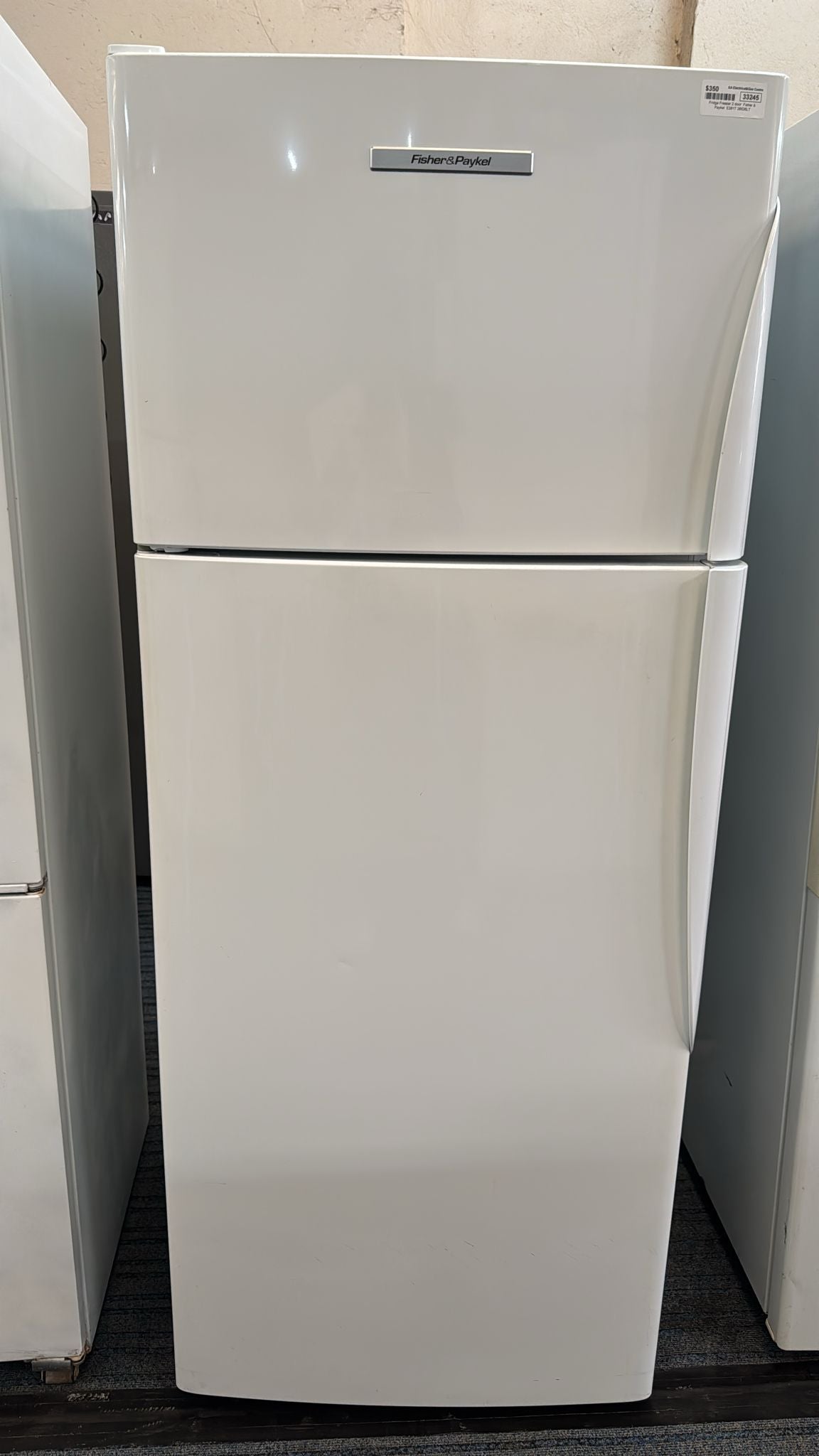 Fisher & Paykel Top Mount Fridge Freezer 380L, E381TRT (33245)