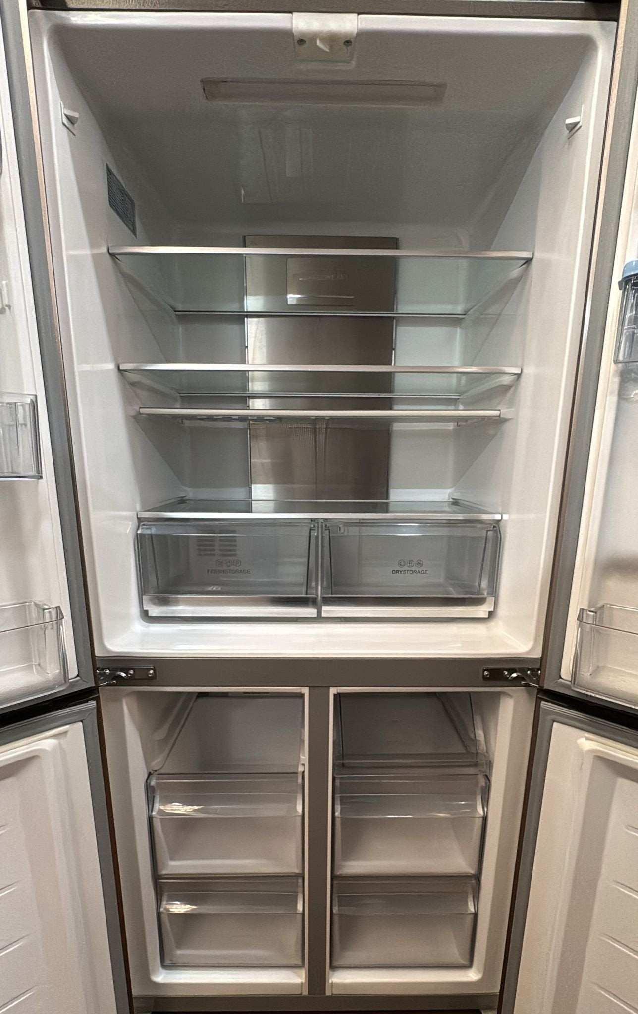 Haier Quad Door Fridge Freezer 516L, HRF516YHS (33251)