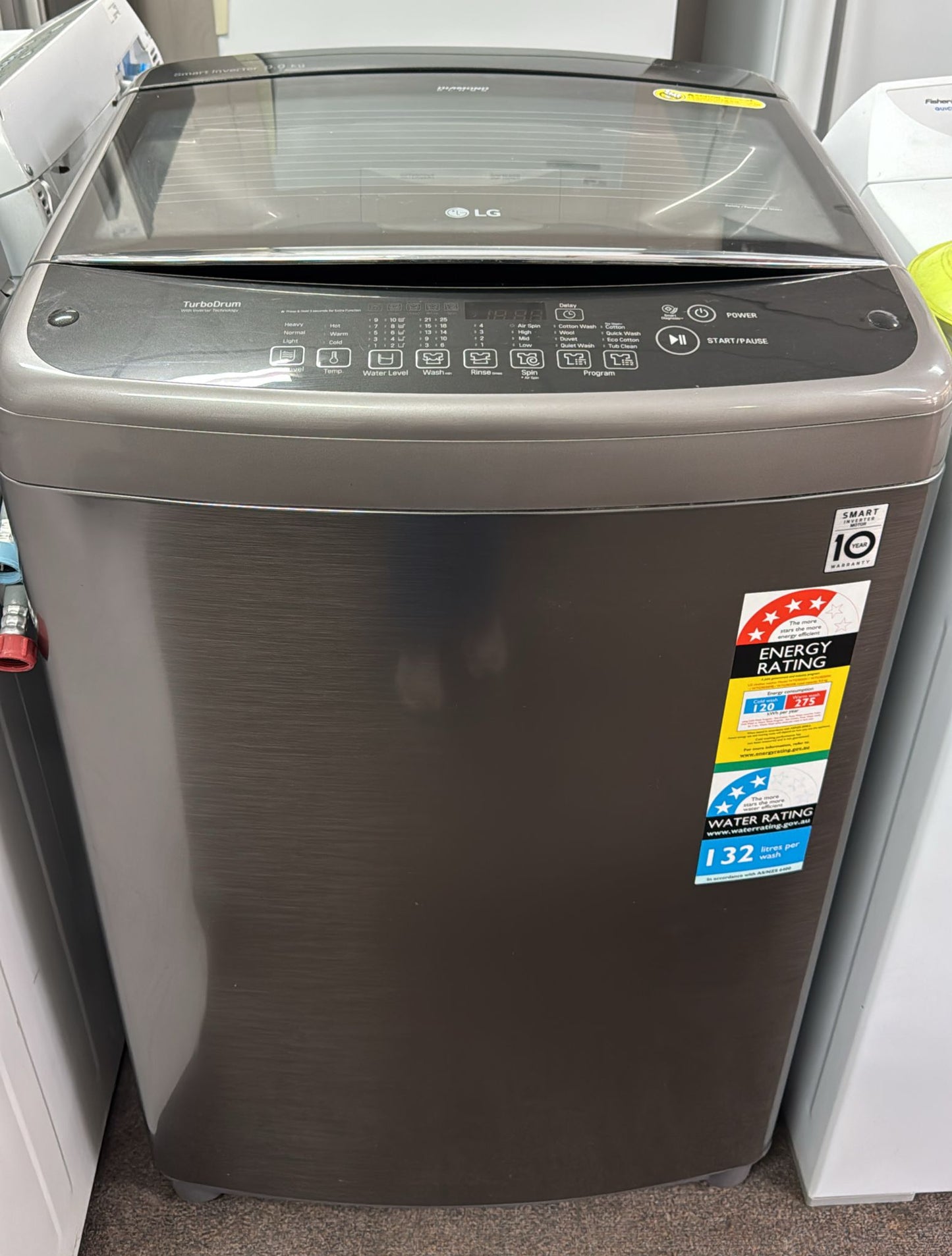 LG Top Loader Washing Machine 9kg WTG9020V (33254)
