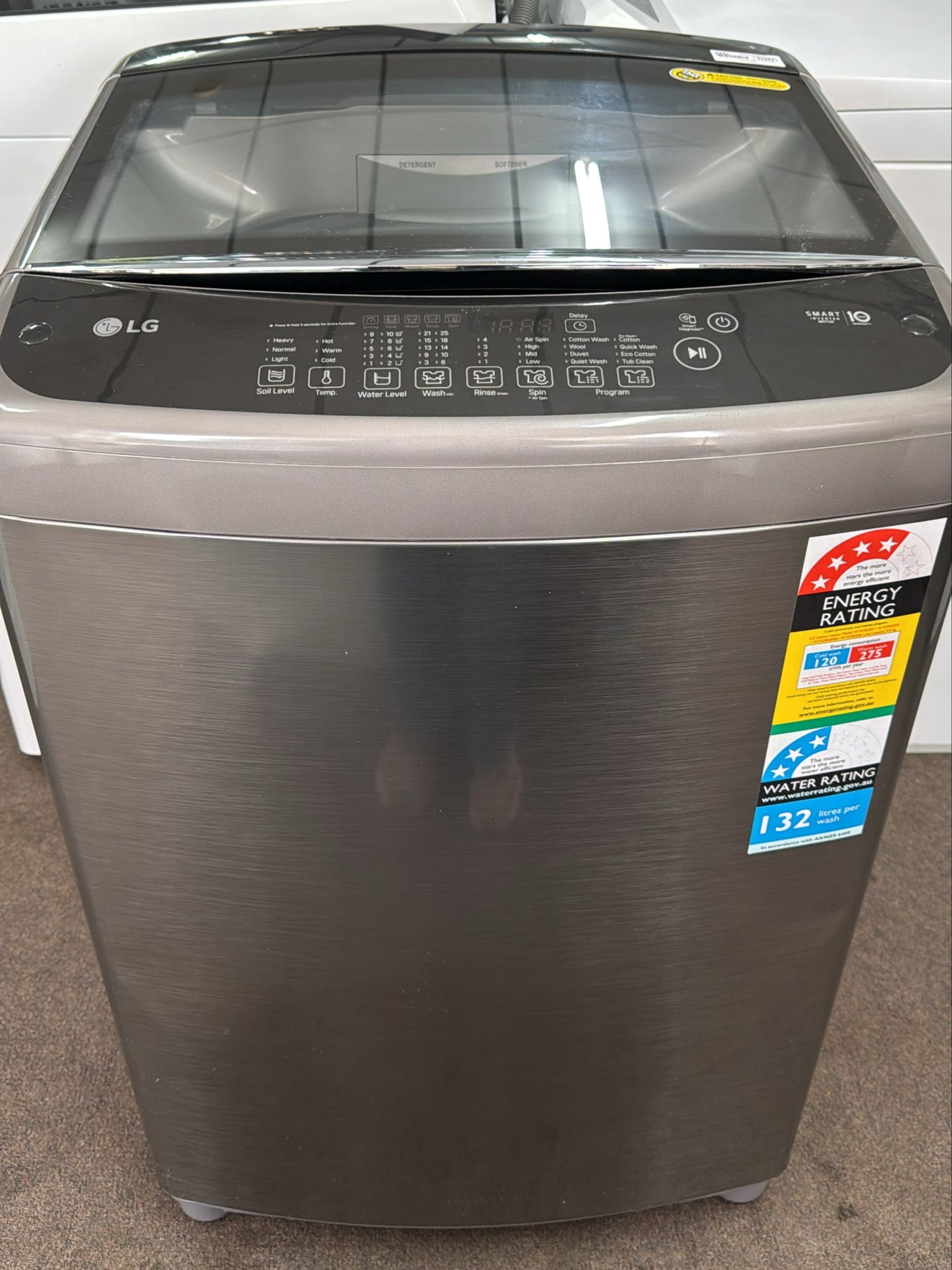 LG Top Loader Washing Machine 9kg WTG9020V (33253)
