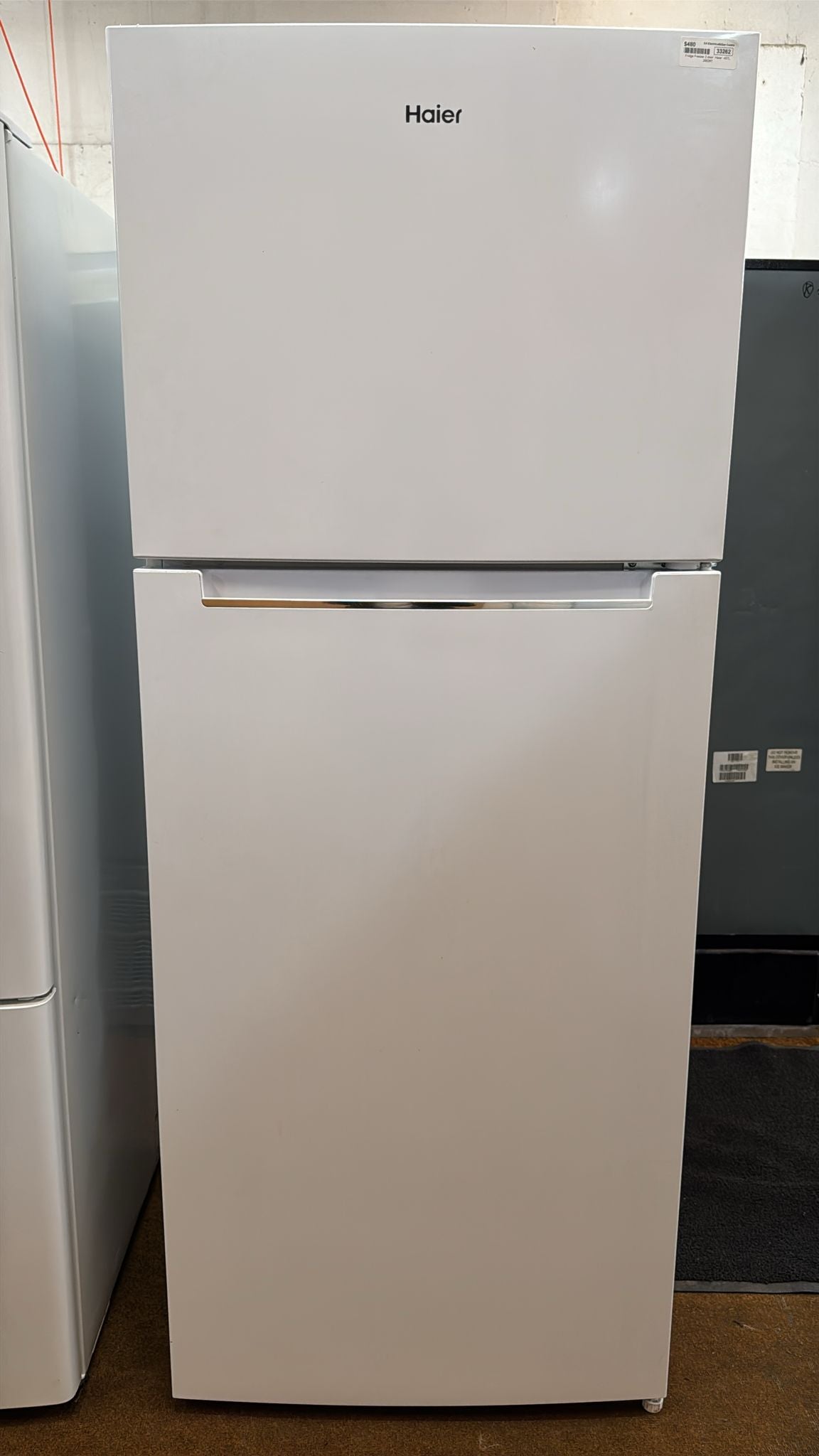 Haier Top Mount Fridge Freezer 457L, HRF454TW (33262)