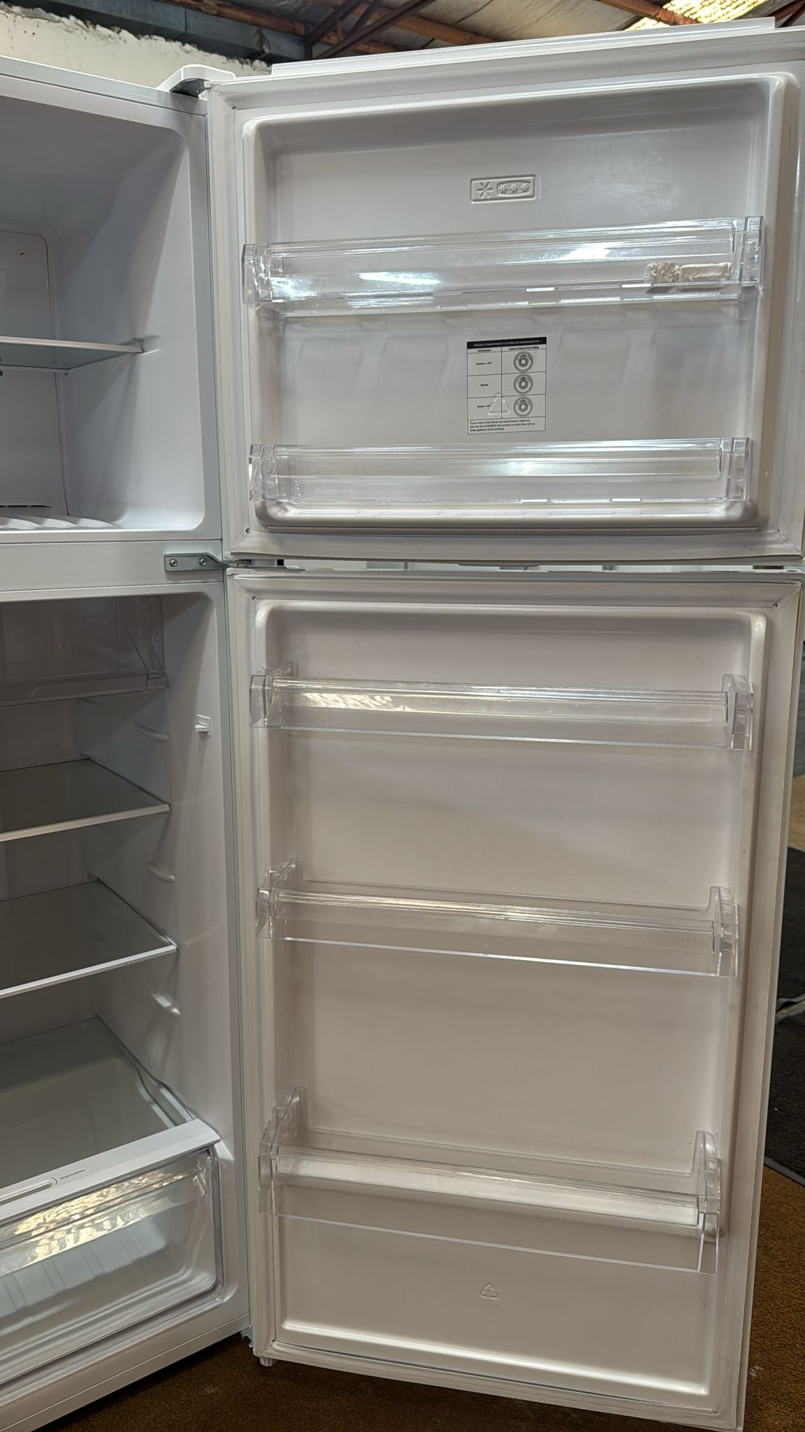 Haier Top Mount Fridge Freezer 457L, HRF454TW (33262)