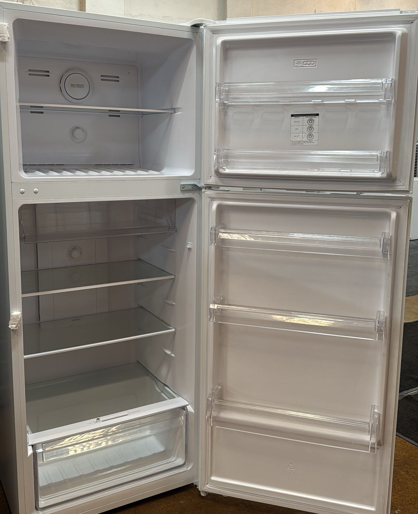 Haier Top Mount Fridge Freezer 457L, HRF454TW (33262)