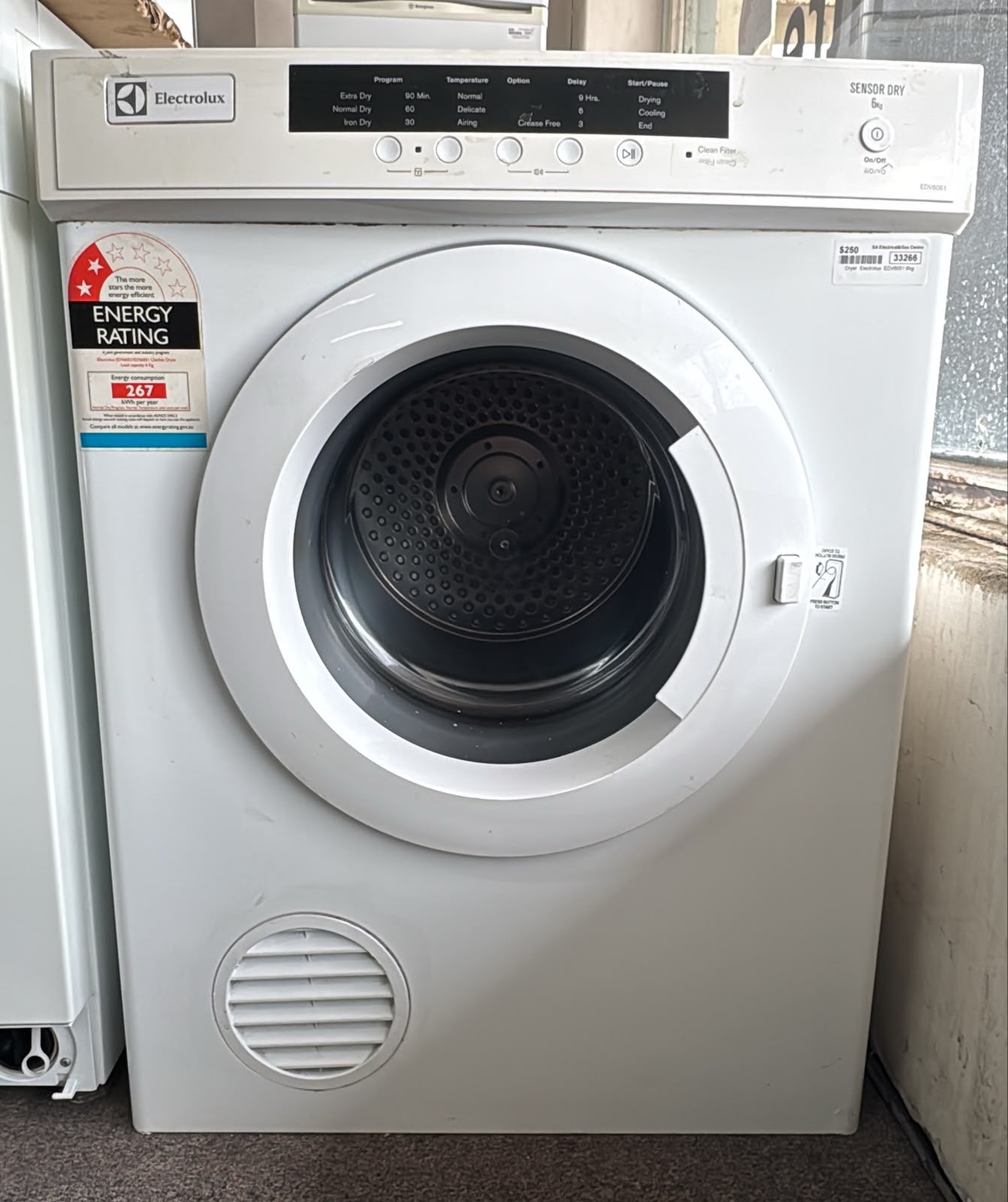 Electrolux Dryer 6kg, EDV6051 (33266)