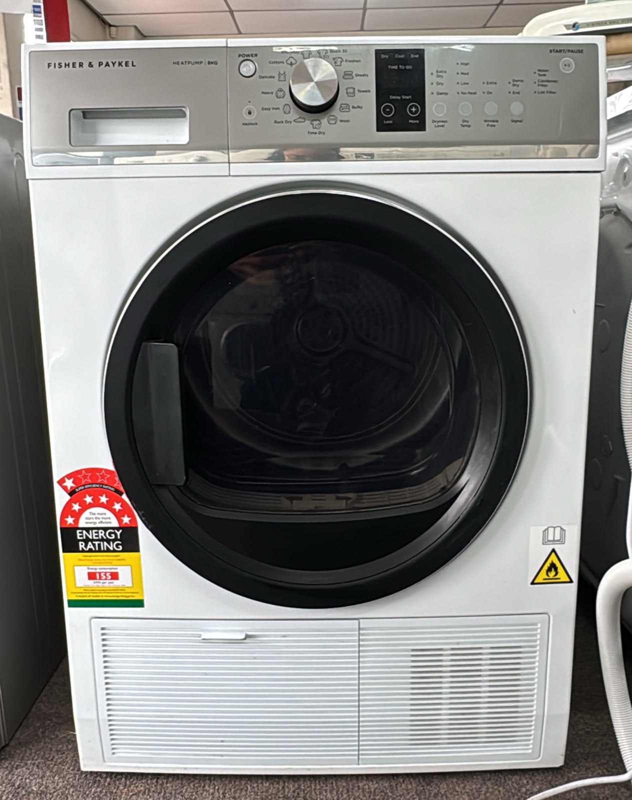 Fisher & Paykel Heat Pump Dryer 8kg DH8060P3 (33271)