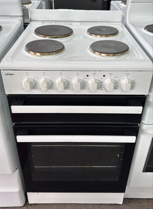 Chef 54cm Upright Cooker Freestanding Electric Stove 533 (33275)