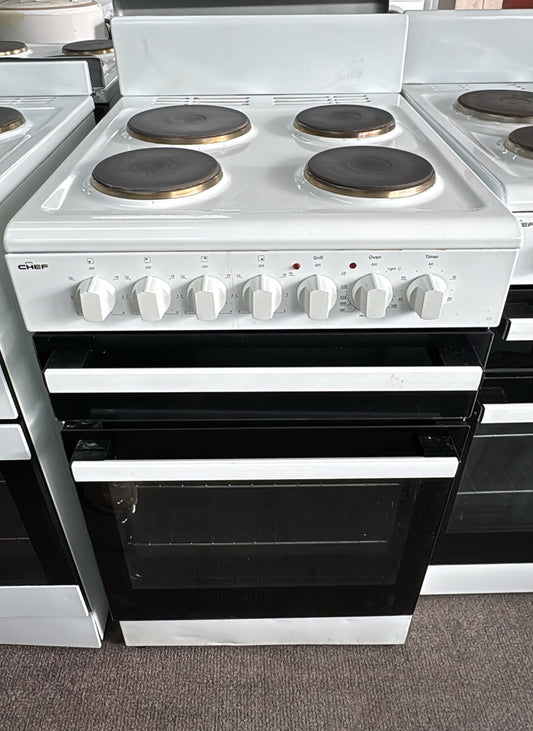 Chef 54cm Upright Cooker Freestanding Electric Stove 533 (33284)