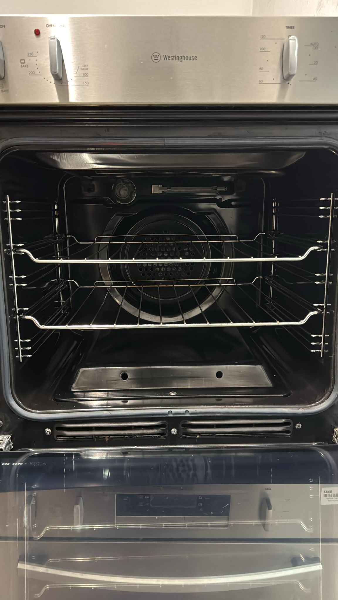 Westinghouse 60cm Natural Gas Under bench Oven (33299)