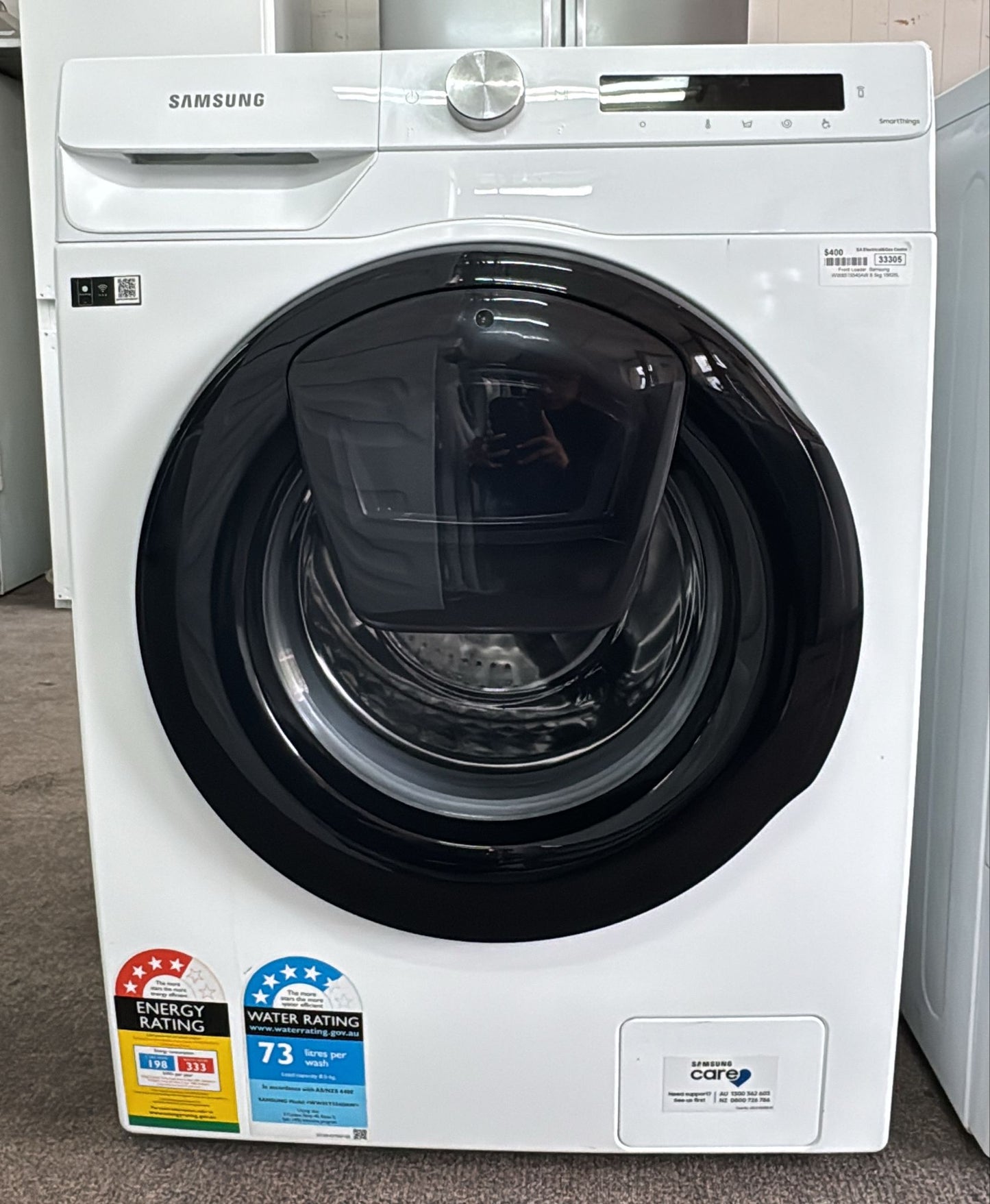 Samsung Front Loader Washing Machine 8.5kg, WW85T5540AW (33305)