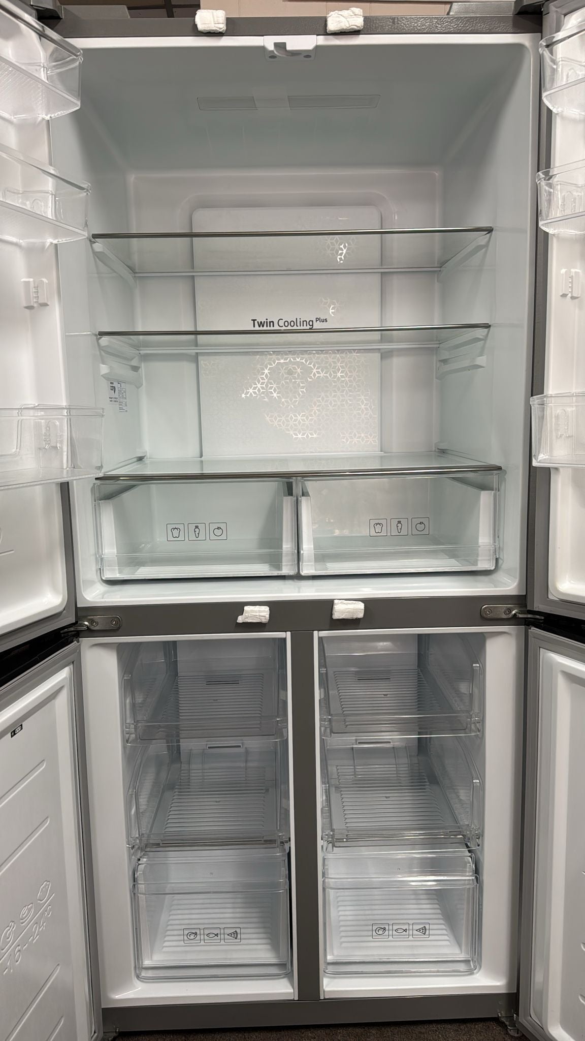 Samsung Quad Door Fridge Freezer,  SRF550S, 488L (33310)