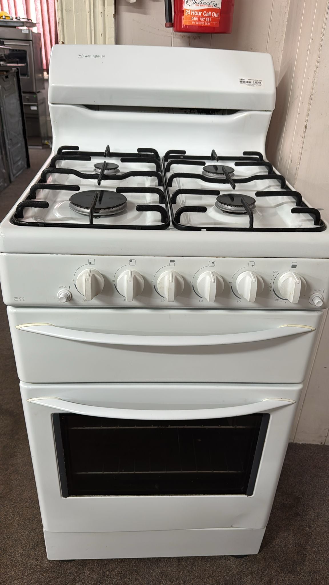 Westinghouse 511 Natural Gas Freestanding Stove 54cm (33008)
