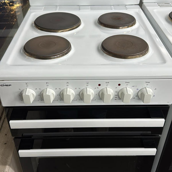 Chef 54cm Upright Cooker Freestanding Electric Stove 533 (33325)