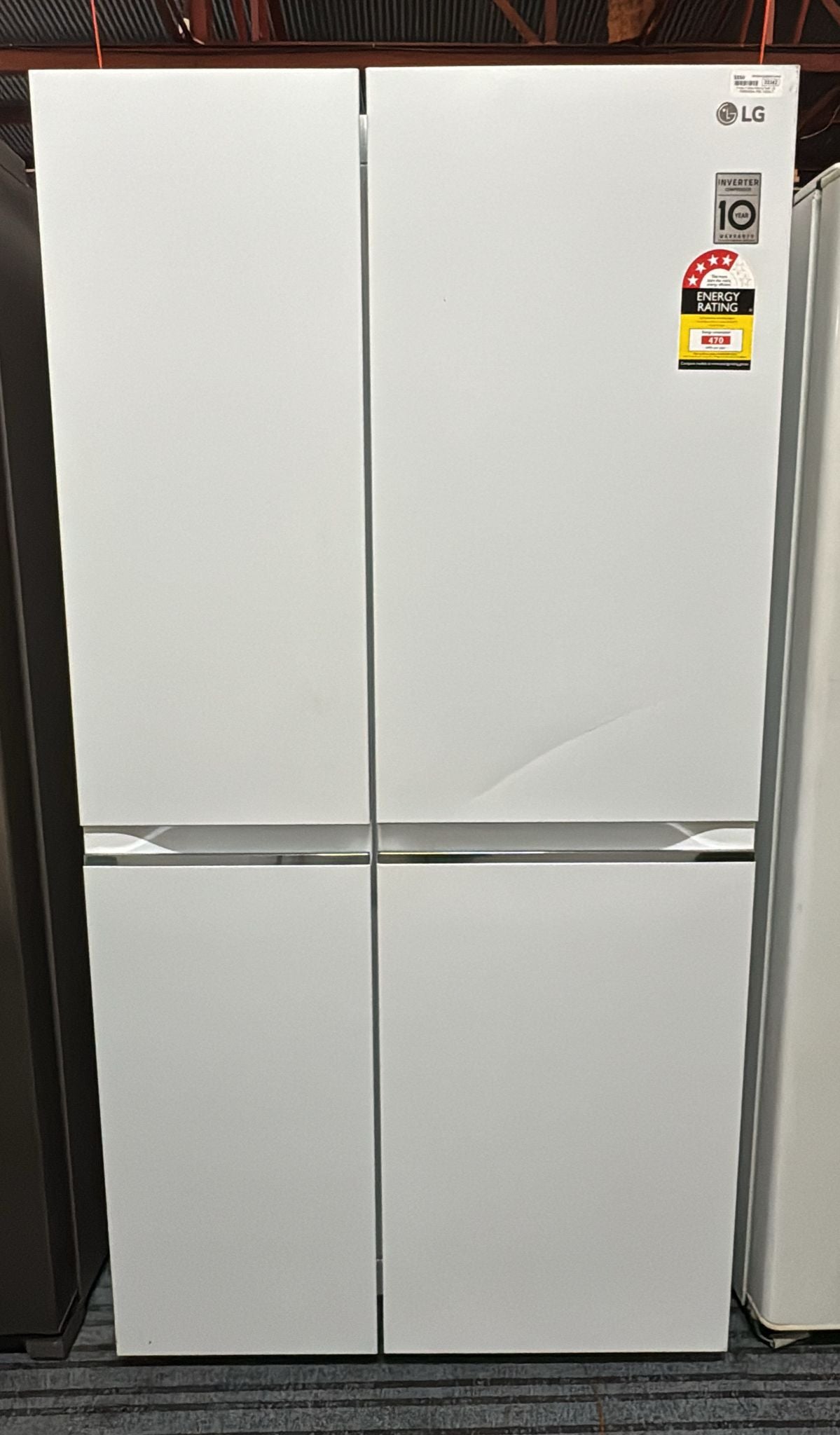LG Side by Side Fridge Freezer 655L GSB655WL (33342)