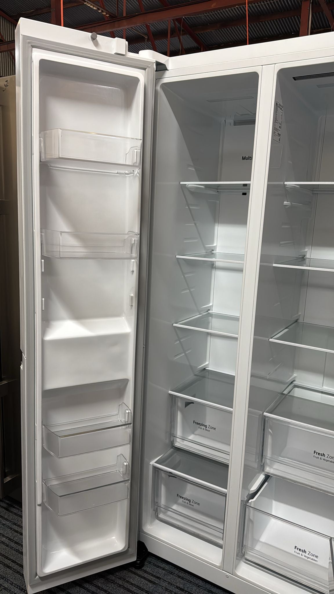 LG Side by Side Fridge Freezer 655L GSB655WL (33342)