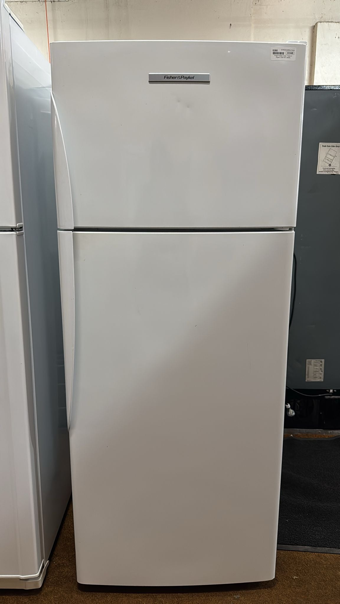 Fisher & Paykel Top Mount Fridge Freezer 380L, E381TRT (33348)
