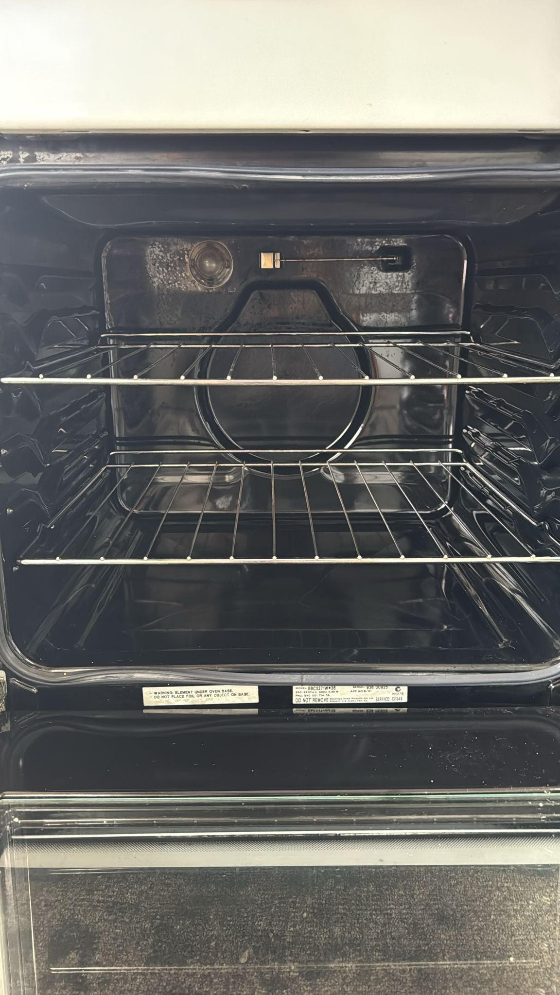 Chef 54cm Upright Cooker Freestanding Electric Stove, EBC5271W*36 (33368)
