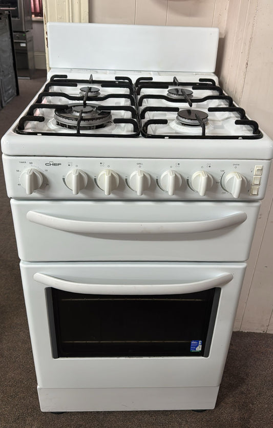 Chef Fan Forced Natural Gas Stove 54cm (33370)