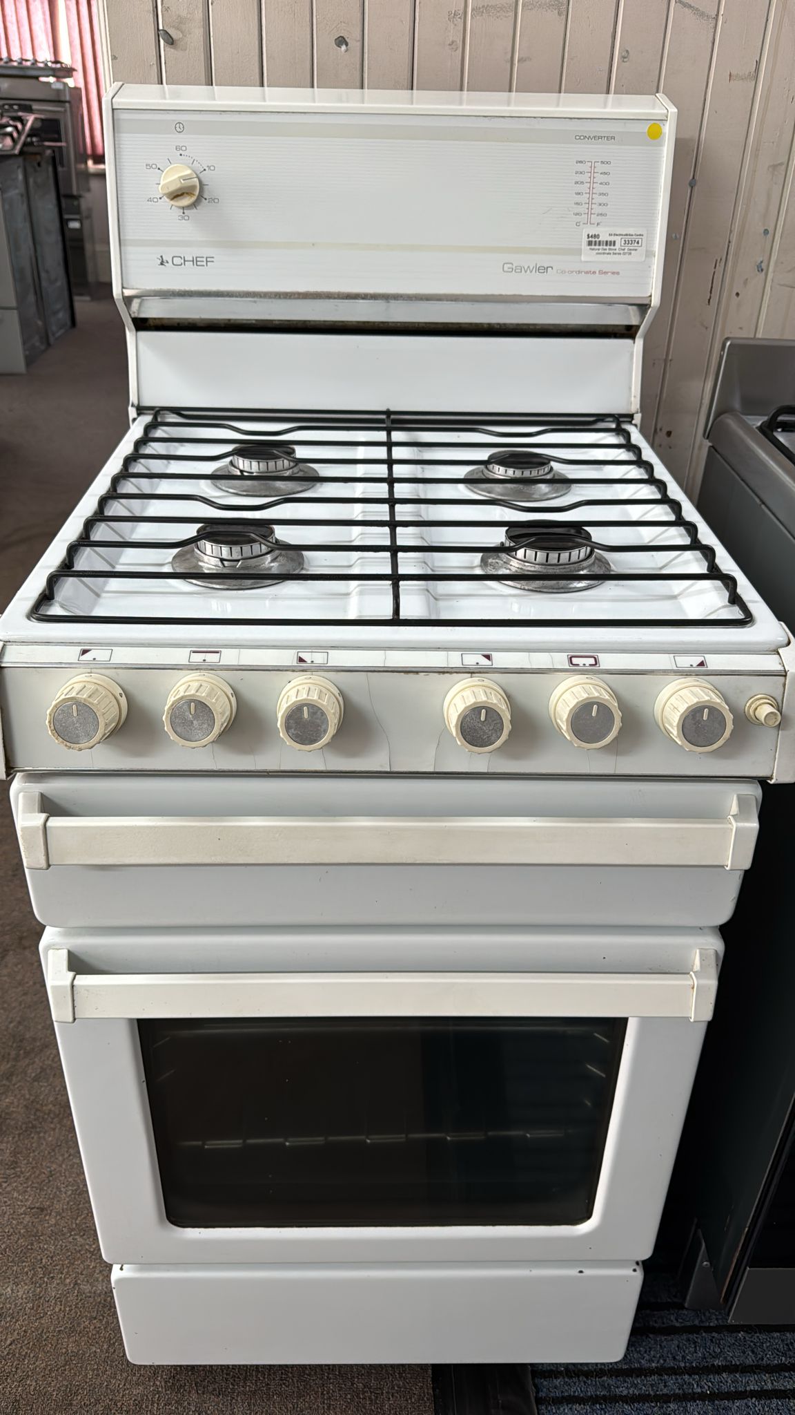 Chef 54cm Natural Gas Freestanding Stove, Gawler Series (33374)