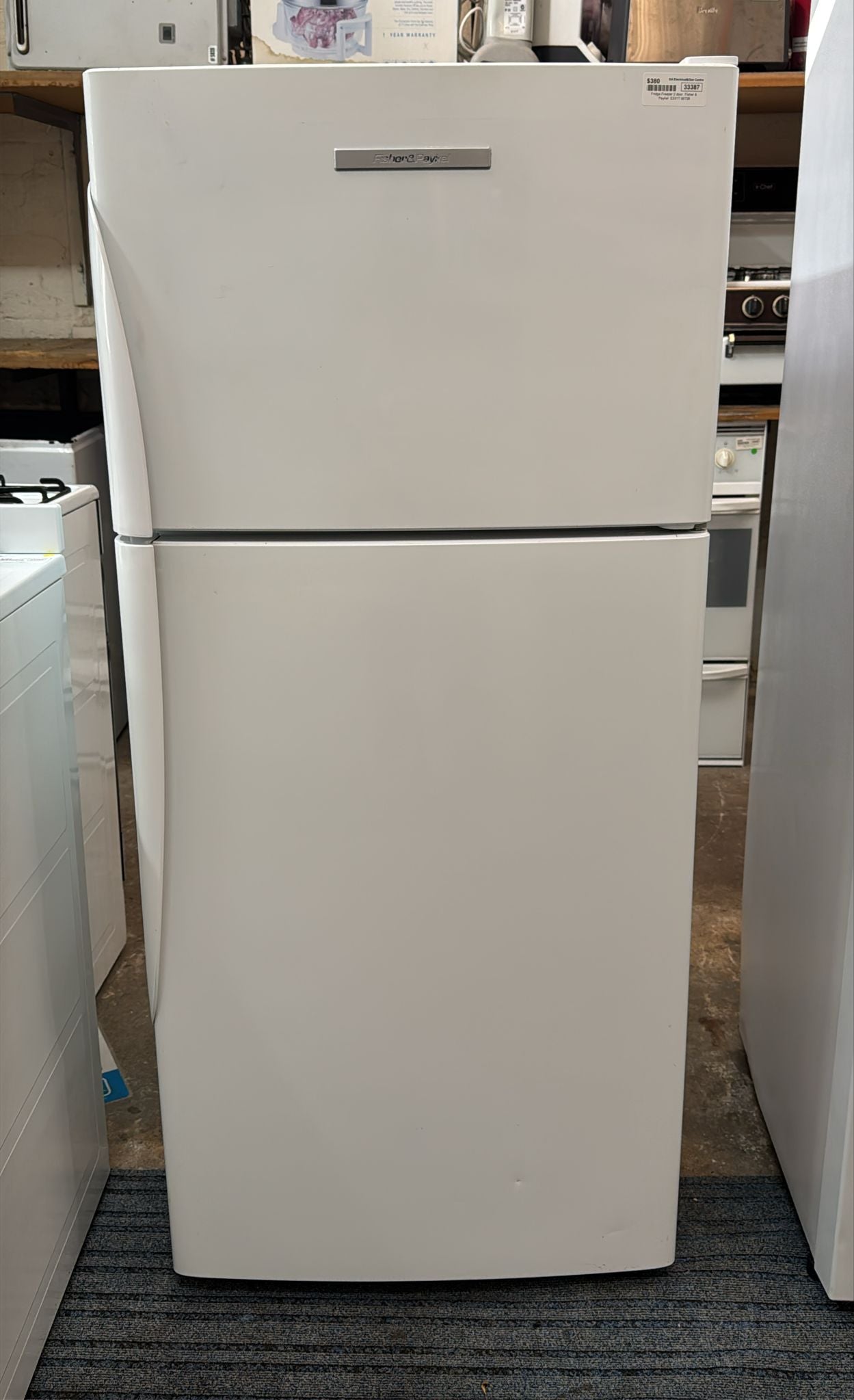 Fisher & Paykel Top Mount Fridge Freezer 330L, E331T (33387)