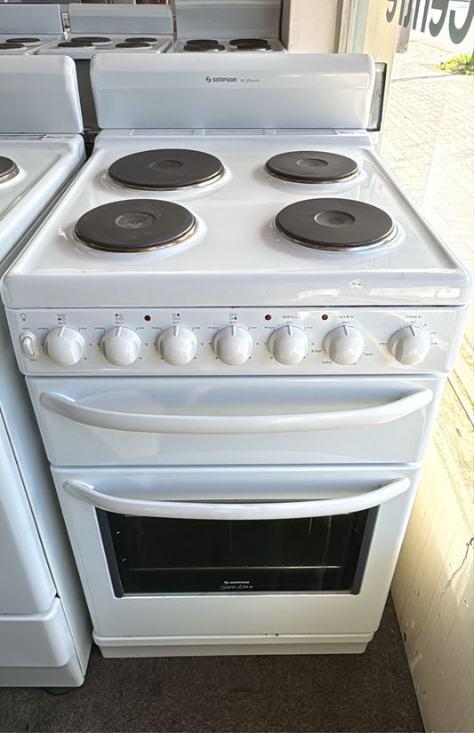 Simpson 54cm Freestanding Electric Stove (33332)